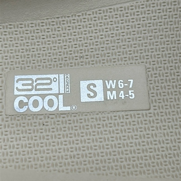 2361- 32 Degrees Cool Cushion Slide Sandals Tan Size S (W6–7) NWT - Picture 8 of 10